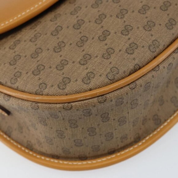 GUCCI Micro GG Supreme Shoulder Bag PVC Beige Gold 007 115 0074 Auth SW1540 - Picture 5 of 16